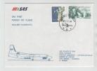 Sweden First SAS Fokker F-27 Flight Malmö - Hamburg 27-10-1985 - Covers & Documents