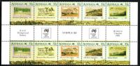 AUSTRALIA 1988  EARLY  YEARS SYDPEX GUTTER STRIPS  MNH - Neufs