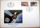 1991 YUGOSLAVIA FDC EUROPA CEPT SATELITTE TELECOMMUNICATION - 1991