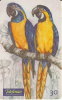 TARJETA DE BRASIL DE DOS PAPAGAYOS  (PARROT-LORO-BIRD-PAJARO) - Perroquets