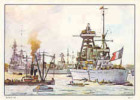 Image / Dans Le Port De Toulon / ( Thème Marine Nationale Bâtiment De Guerre Bateaux Navire  )  // IM 21/1 - Nestlé