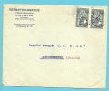 164 Op Brief Met Stempel WAEREGHEM - Covers & Documents