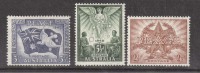 Australia Peace 1945 Set Of 3, MNH - Gebraucht