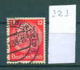 24K121 // - WH -  Perfin Perfores Perforiert Perforati Perforadas - Germany Deutschland Allemagne Germania - Perfins