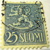 Finland 1954Heraldic Lion 25m - Used - Oblitérés