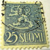 Finland 1954Heraldic Lion 25m - Used - Gebruikt