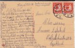 DANEMARK - 1936 - YVERT N°231 En PAIRE Sur CARTE POSTALE De KÖGE Pour HANNOVER (ALLEMAGNE) - Lettres & Documents