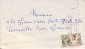AEF,Oubangui,Bouar Le 03/07/1957 > France,colonies,lettre,li Eutenant Gouverneur Cureau,15f N°230 - Other & Unclassified