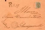 1900 LETTERA  RACCOMANDATA CON ANNULLO ALESSANDRIA DELLA ROCCA AGRIGENTO + ANNULLO SAN CIPIRELLO PALERMO - Ungebraucht