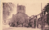 CASTELSARRASIN    La Cathédrale St Sauveur  (ptes Taches En Ht à G)pte Animation - Castelsarrasin