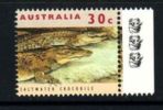 AUSTRALIA 1994 SALTWATER CROCODILE REPRINT / 3 KOLAS  / MNH - Essais & Réimpressions