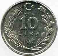 Turquie Turkey 10 Lira 1987 Alu KM 964 - Turkije