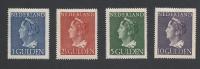 Nederland, Pays Bas, Niederlande  1946  -  Queen Wilhelmina, Set   NVPH 346-49  Mi. 453-56 MH - Ungebraucht