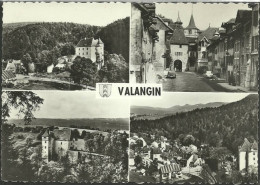 CARTE POSTALE ORIGINALE PHOTO DENTELEE MULTIVUES : VALANGIN  SUISSE - Valangin