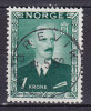 Norway 1946 Mi. 315    1 Kr King König Haakon VII. Deluxe BREVIK Cancel !! - Used Stamps