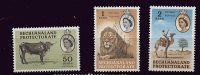 0280 - Bechunaland  ** - N° 130 à 132 - Lions , Etc.. - 1965-1966 Autonomía Interna