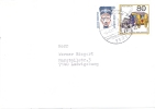 Cover / Brief / Lettre 1988 Mi 853 Postwagen / - Briefe U. Dokumente