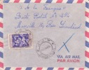 Moundou Tchad Afrique Colonie Française Lettre Par Avion Pour Marseille Marcophilie - Lettres & Documents