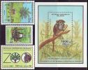 MADAGASCAR  -  50th ANNIVERSARY OF NATURPARK  - 1988  -  **MNH - Schimpansen