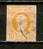 Greece  1889  Hermes  10L  (o) Mi.79 A C - Gebruikt