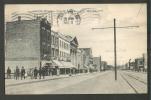 USA , GARY, IND. BROADWAY FROM 7TH AVENUE, VINTAGE POSTCARD - Gary