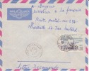 DOUALA - DEPART - CAMEROUN - 1957 - Colonies Francaises,Afrique,avion, Lettre,cachet,marcophilie - Covers & Documents