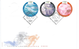 JO2000 - FDC Suisse émise Pour Les JO De Sydney En 2000 - Verano 2000: Sydney