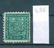 25K496 // - P.  - Perfin Perfores Perforiert Perforati Perforadas Czechoslovakia Tchécoslovaquie Tschechoslowakei - Perforiert/Gezähnt