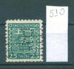 25K510 // - P. - Perfin Perfores Perforiert Perforati Perforadas Czechoslovakia Tchécoslovaquie Tschechoslowakei - Perforiert/Gezähnt