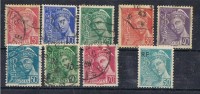 Sellos  De Francia, Tipo Mercurio 1942 º - Used Stamps