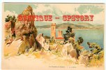 LESSIEUX - Carte Aquarellée Des Rochers De L'Estérel à La Napoule - Carte 1900 - Dos Scané - Lessieux