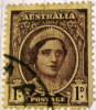 Australia 1942 Queen Elizabeth 1d - Used.jpg - Gebraucht