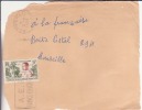 Oubangui,Berbérati,1956,n °230  Sur Devant De Lettre,AEF,Afrique Equatoriale Francaise,colonies - Other & Unclassified