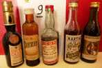 LOT DE 5 MIGNONNETTES- MINI BOTTLES- CERTAINES SONT TRES ANCIENNES- SÉLECTION : BOISSONS APÉRITIVES - Miniatures