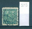 25K515 //  - P - Czechoslovakia Tchecoslovaquie Tschechoslowakei Perfin Perfores Perforiert Perforati Perforadas - Perfins