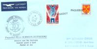 TAAF ENV SAINT PAUL D´AMSTERDAM  17/2/1976 OBLITERATION PAQUEBOT CACHET MARION DUFRESNE  TIMBRES FRANCAIS - Storia Postale