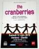 Flyer THE CRANBERRIES Concert AMIENS 2010 ** EX ! - Varia