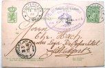 Luxembourg Entier Postal 1902 Pour Allemagne - Postwaardestukken