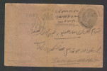 Ex Pakistan India KG V  1924  1/4 A POST CARD TIED HAFIZABAD  # 29110 Inde Indien - 1911-35 Roi Georges V