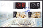 B)2008 UNITED ARAB EMIRATES FDC EMBLEM DUBAI DUTY FREE PICTURE MALL - Emirati Arabi Uniti