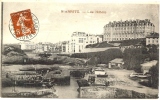 REF LTR6/B - PSEUDO ENTIER CARTE POSTALE SEMEUSE CAMEE 5c ROUGE - BIARRITZ LES HÔTELS - Private Stationery