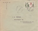 RAFIA - OUBANGUI CHARI - 1957 - A.E.F - COLONIES FARNCAISES - Lieutenant Gouverneur Cureau,lettre - Autres & Non Classés