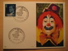 SPAIN Barcelona 1979 Post Card Postcard Circus Cirque Cirkus Circo Cirkusz Circ Zirkus Payaso Clown Pitre - Cirque