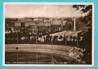 ROMA FORO MUSSOLINI STADIO OLIMPIONICO E PIAZZALE DELL' IMPERO CARTOLINA FORMATO GRANDE VIAGGIATA NEL 1938 - Stadia & Sportstructuren