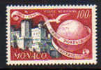 Monaco PA  N° 48 XX 5ème Anniversaire De L´UPU  : 100 F. Brun-carmin Et Bleu-gris  TB - Luchtpost