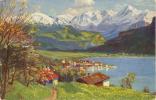 Brienz - Künstlerkarte Kutscha         Ca. 1910 - Brienz