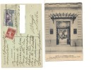 583 FRANCIA 1925 Paris Hotel De Londres Et Milan TIMBRES CARD To Menfi Sicily - Cartas & Documentos