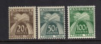 ANDORRE N° 39 à 41 ** - Unused Stamps