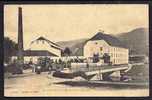 CPA  ANCIENNE- FRANCE- SAULXURES-SUR-MOSELOTTE (88)- PONT DE LA GARE- USINE- TRES GROS PLAN ANIMÉ- - Saulxures Sur Moselotte