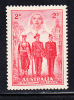 Australia Scott #185 Mint Hinged 2p Nurse, Sailor, Soldier, Aviator - Nuevos